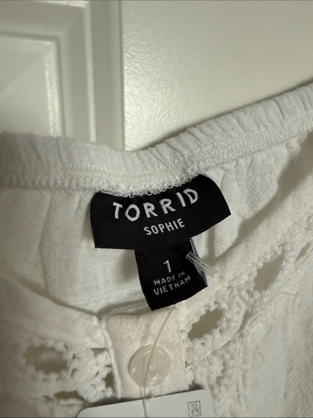 Torrid White Lace-Trimmed Sophie Cami, NWT - Picture 9 of 9